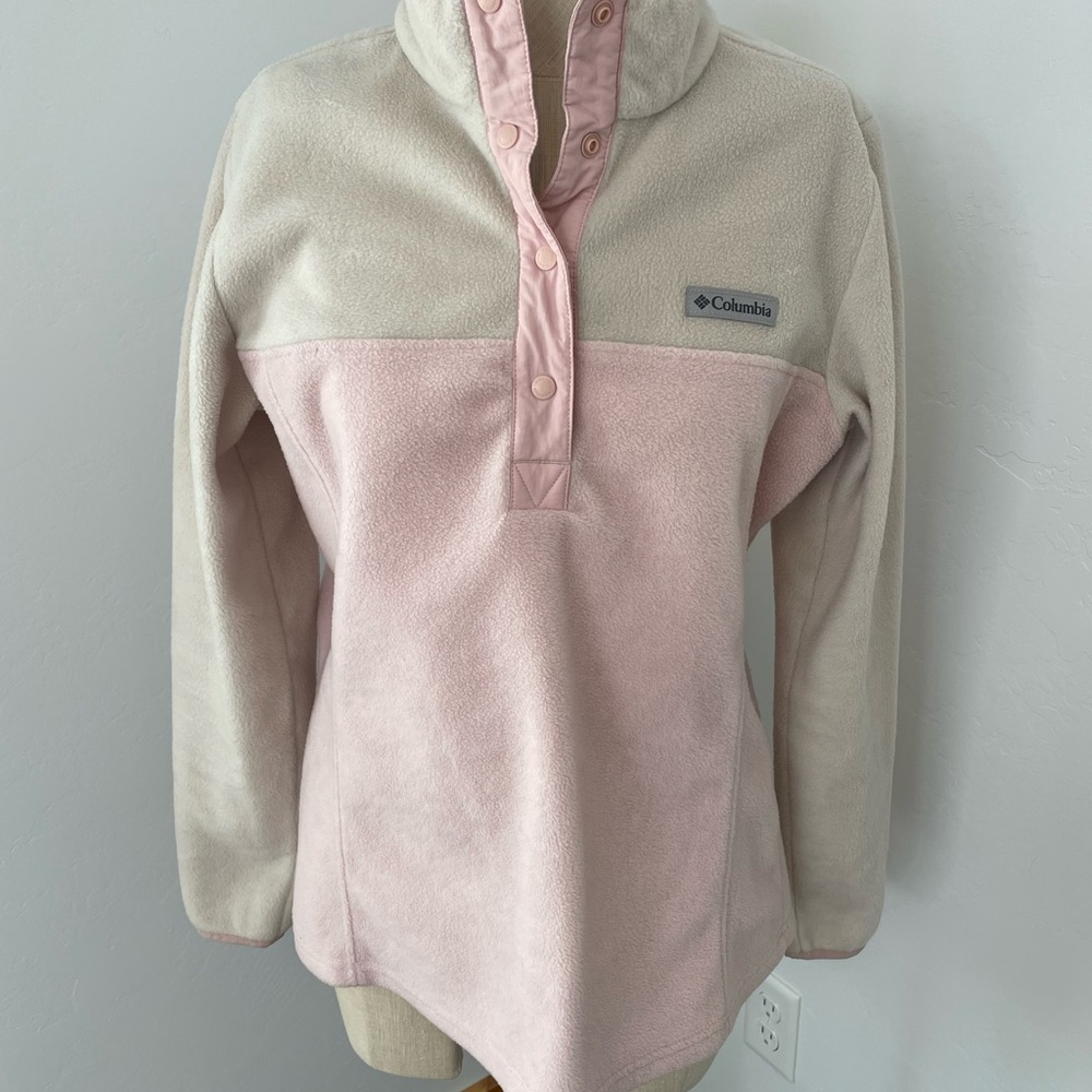Columbia Benton Springs Dusty Pink Fleece Pullover